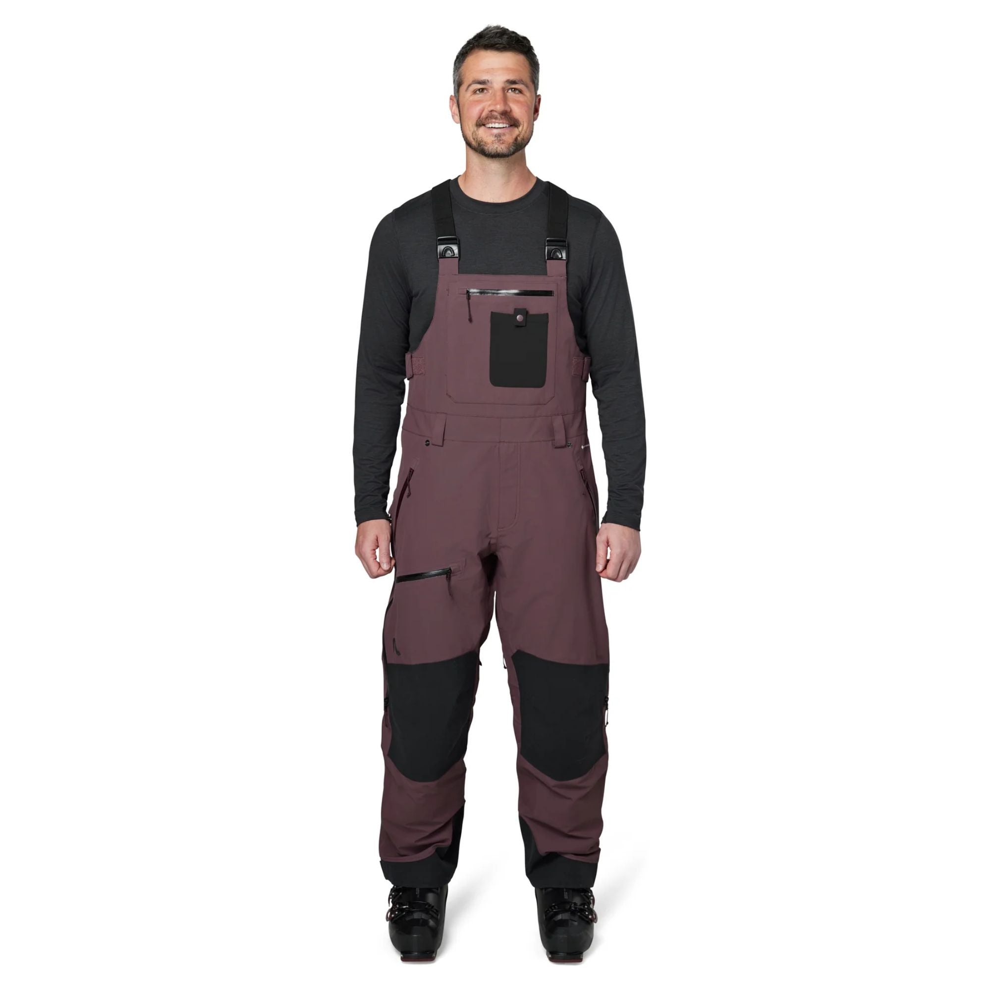 FLYLOW スキー・スノーボードパンツBIB　ワインレッド Flylow Baker Bib Pant | Alpine Sports Jindabyne - Ski Board Bike
